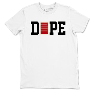 Sneaker match tees – Sneaker Tees To Match Air Jordan 4 Flight Club Shoes – Dope 23 Tee White 2