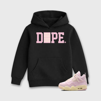 Sneaker match tees – Sneaker Tees To Match Air Jordan 4 Iced Carmine Shoes – Dope 23 Kids T-Shirt Black 1