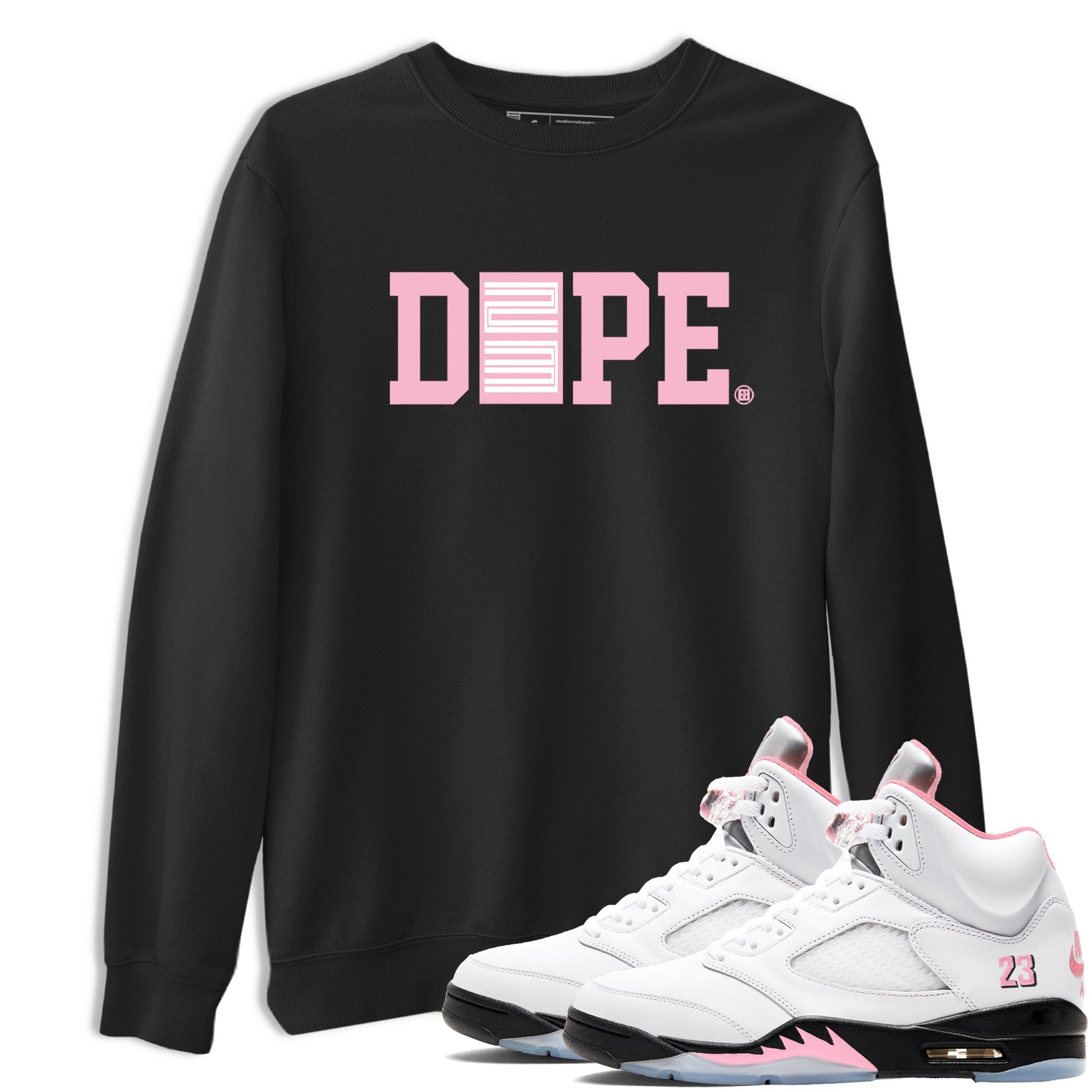 Sneaker match tees – Sneaker Tees To Match Air Jordan 5 35th Anniversary Shoes – Dope 23 Tee Black 1
