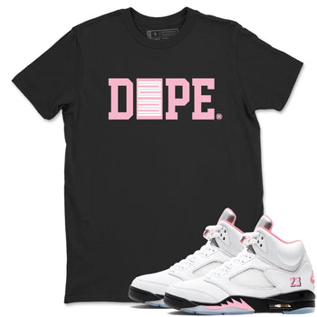 Sneaker match tees – Sneaker Tees To Match Air Jordan 5 35th Anniversary Shoes – Dope 23 Tee Black 1