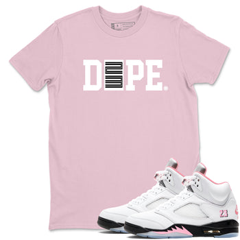 Sneaker match tees – Sneaker Tees To Match Air Jordan 5 35th Anniversary Shoes – Dope 23 Tee Pink 1