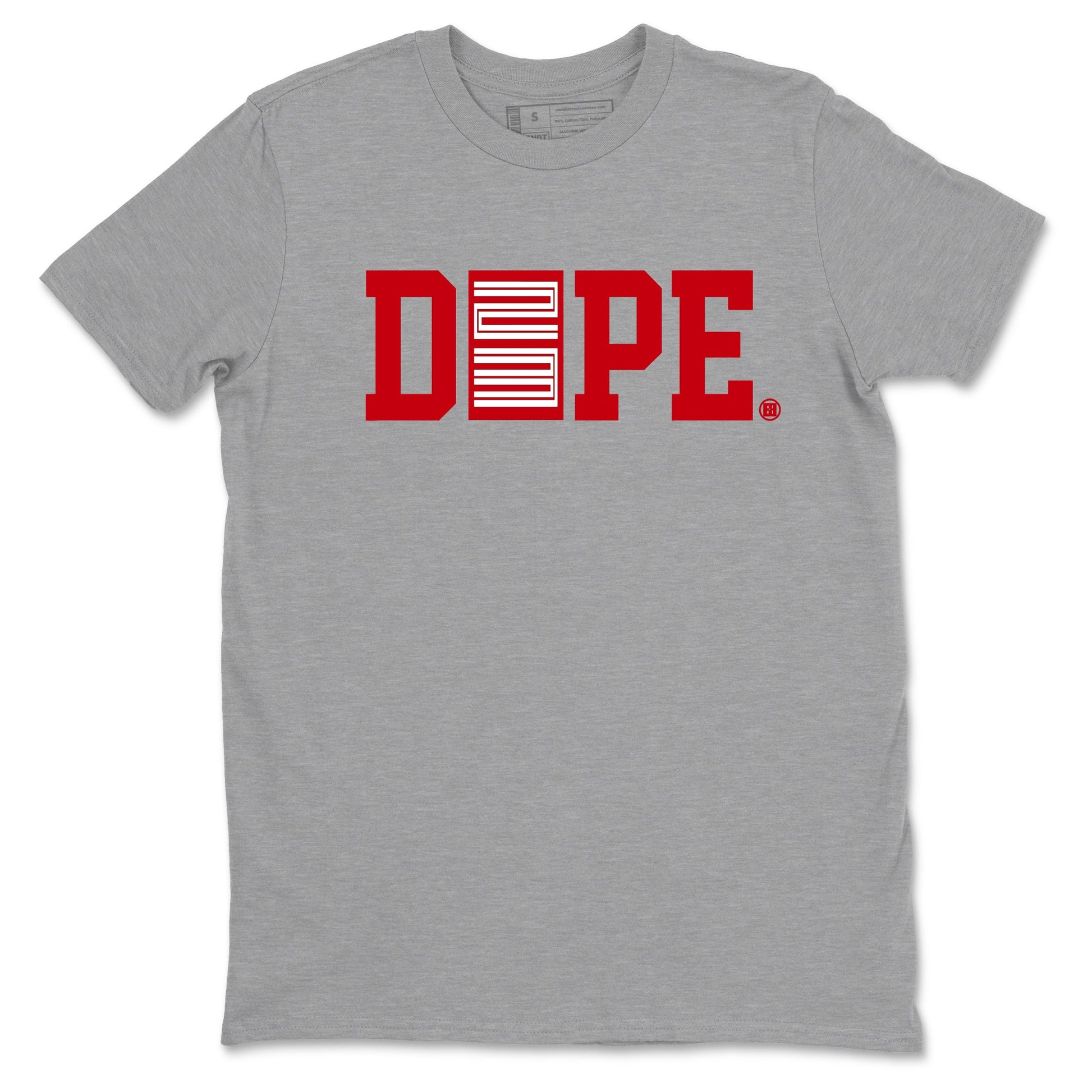 Sneaker match tees – Sneaker Tees To Match Air Jordan 5 Fire Red Shoes – Dope 23 Tee Heather Grey 2