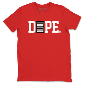 Sneaker match tees – Sneaker Tees To Match Air Jordan 5 Fire Red Shoes – Dope 23 Tee Red 2
