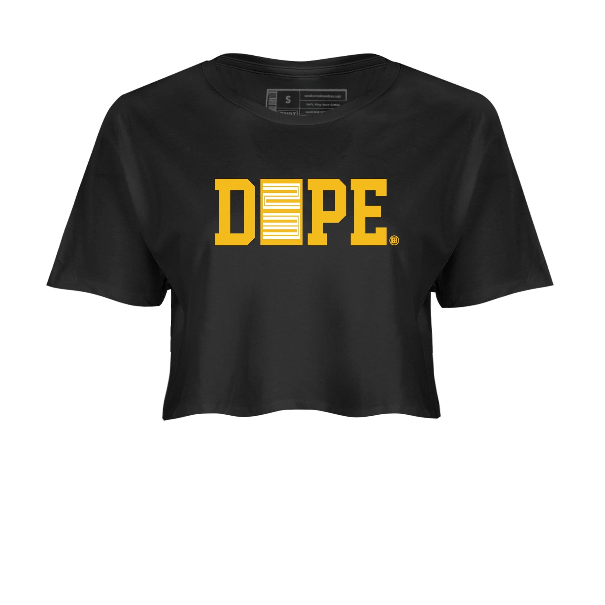 Sneaker match tees – Sneaker Tees To Match Air Jordan 5 Tokyo Shoes – Dope 23 Crop T-Shirt Black 2
