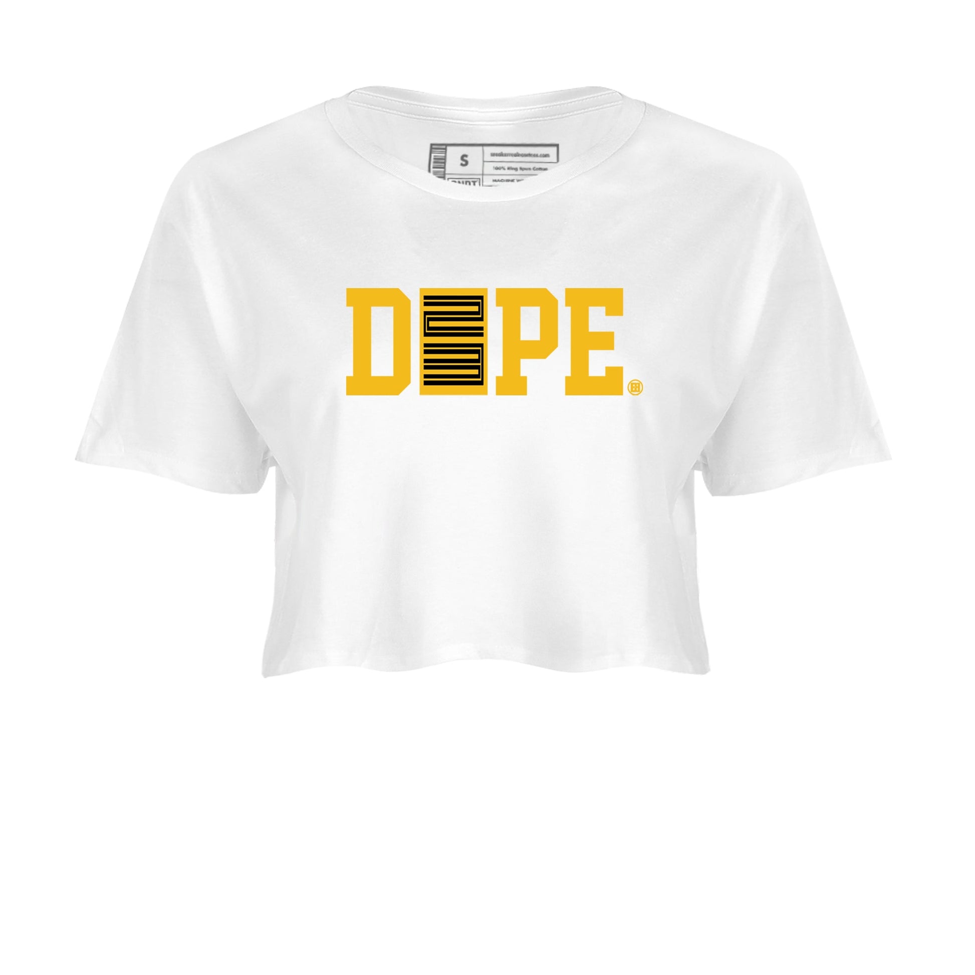 Sneaker match tees – Sneaker Tees To Match Air Jordan 5 Tokyo Shoes – Dope 23 Crop T-Shirt White 2