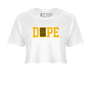 Sneaker match tees – Sneaker Tees To Match Air Jordan 5 Tokyo Shoes – Dope 23 Crop T-Shirt White 2
