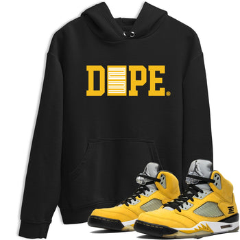 Sneaker match tees – Sneaker Tees To Match Air Jordan 5 Tokyo Shoes – Dope 23 Tee Black 1