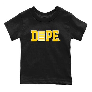 Best Christmas gifts for sneakerheads  – Sneaker Tees To Match Dunk Tour Yellow Sneakers – Dope 23 Kids T-Shirt Black 2
