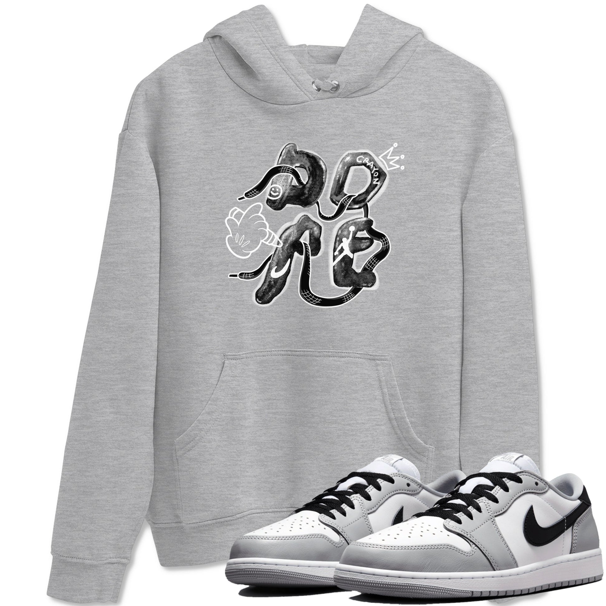AJ1 Wolf Grey shirts to match jordans Dope sneaker match tees Air Jordan 1 Wolf Grey SNRT Sneaker Tees streetwear brand Heather Grey 1 unisex cotton tee