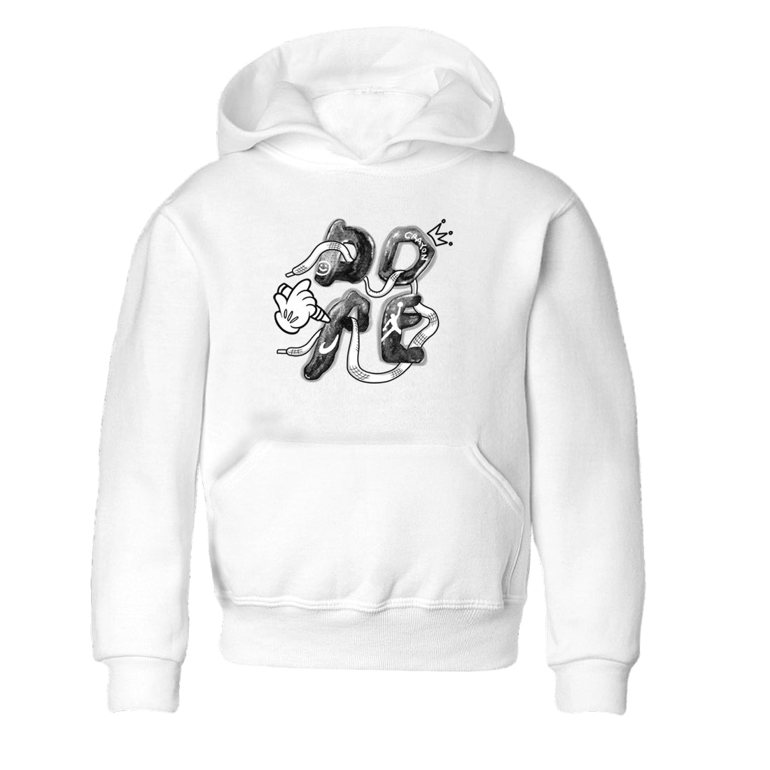AJ1 Wolf Grey shirts to match jordans Dope sneaker match tees Air Jordan 1 Wolf Grey SNRT Sneaker Tees streetwear brand Baby and Youth White 2 cotton tee