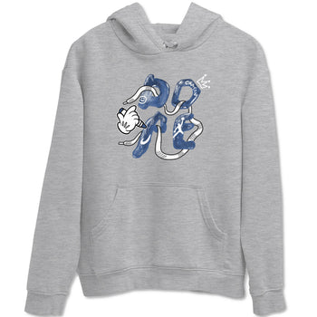 11s Diffused Blue shirts to match jordans Dope sneaker match tees Air Jordan 11 Diffused Blue SNRT Sneaker Tees streetwear brand Heather Grey 2 unisex cotton tee