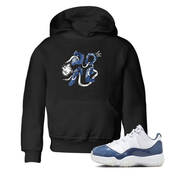 11s Diffused Blue shirts to match jordans Dope sneaker match tees Air Jordan 11 Diffused Blue SNRT Sneaker Tees streetwear brand Baby and Youth Black 1 cotton tee