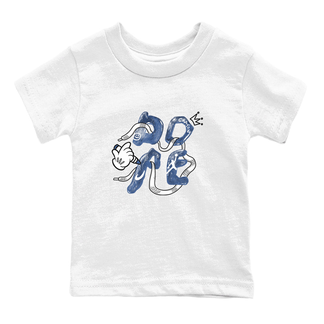 11s Diffused Blue shirts to match jordans Dope sneaker match tees Air Jordan 11 Diffused Blue SNRT Sneaker Tees streetwear brand Baby and Youth White 2 cotton tee