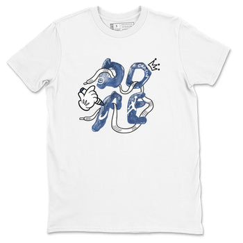 11s Diffused Blue shirts to match jordans Dope sneaker match tees Air Jordan 11 Diffused Blue SNRT Sneaker Tees streetwear brand White 2 unisex cotton tee