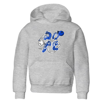 12s Blueberry shirts to match jordans Dope sneaker match tees Air Jordan 12 Blueberry SNRT Sneaker Release Tees Youth Baby Heather Grey 2 crew neck shirts