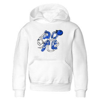 12s Blueberry shirts to match jordans Dope sneaker match tees Air Jordan 12 Blueberry SNRT Sneaker Release Tees Youth Baby White 2 crew neck shirts