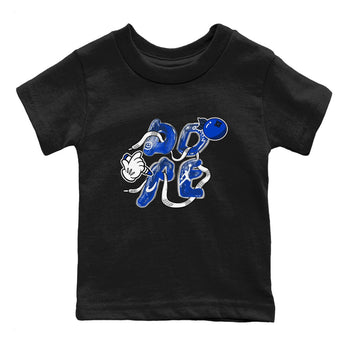 12s Blueberry shirts to match jordans Dope sneaker match tees Air Jordan 12 Blueberry SNRT Sneaker Release Tees Youth Baby Black 2 crew neck shirts