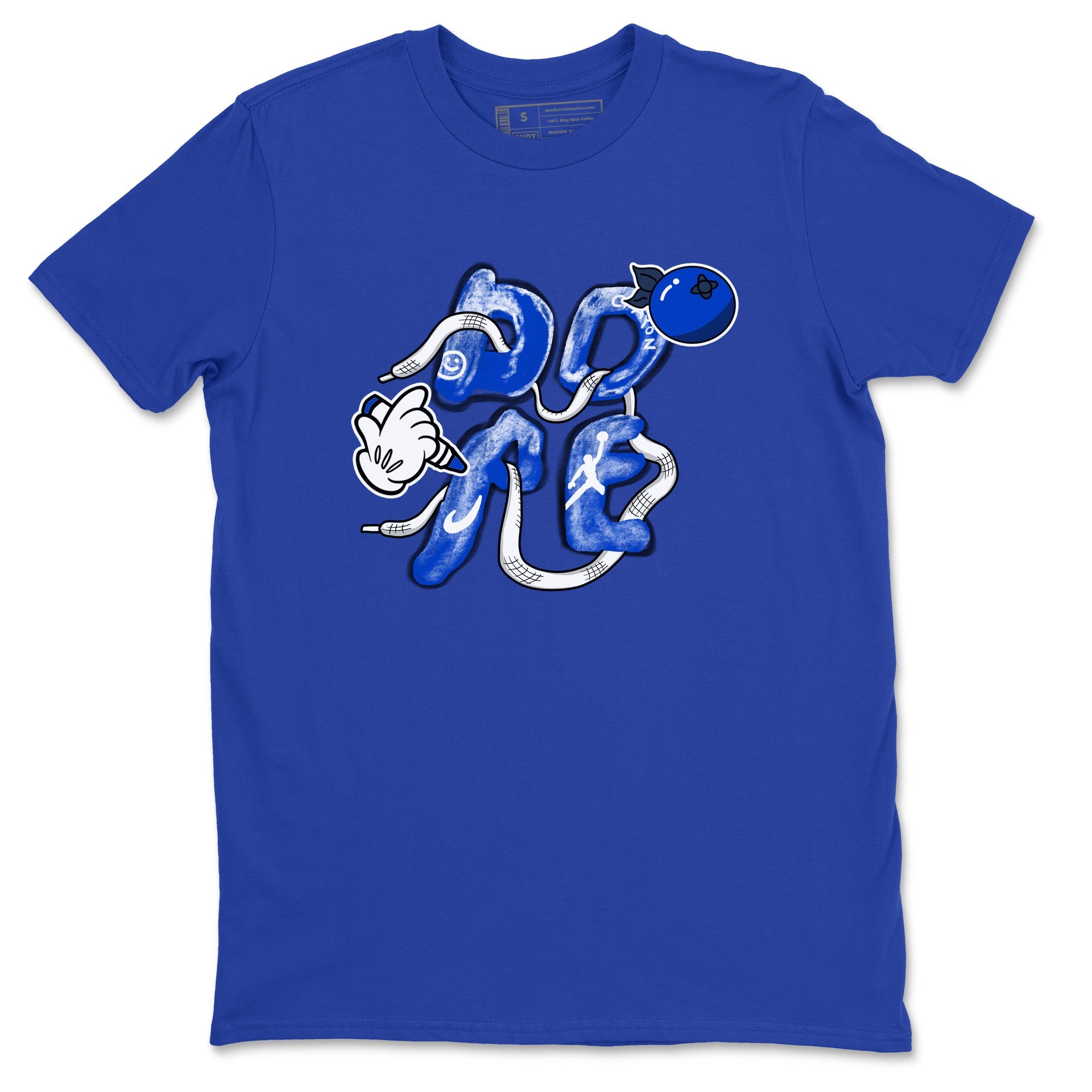 12s Blueberry shirts to match jordans Dope sneaker match tees Air Jordan 12 Blueberry SNRT Sneaker Release Tees unisex cotton Royal Blue 2 crew neck shirts