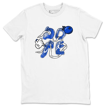 12s Blueberry shirts to match jordans Dope sneaker match tees Air Jordan 12 Blueberry SNRT Sneaker Release Tees unisex cotton White 2 crew neck shirts