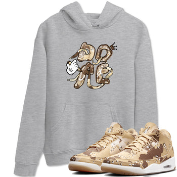 3s Desert Camo shirts to match jordans Dope sneaker match tees Air Jordan 3 Desert Camo SNRT Sneaker Tees streetwear brand Heather Grey 1 unisex cotton tee