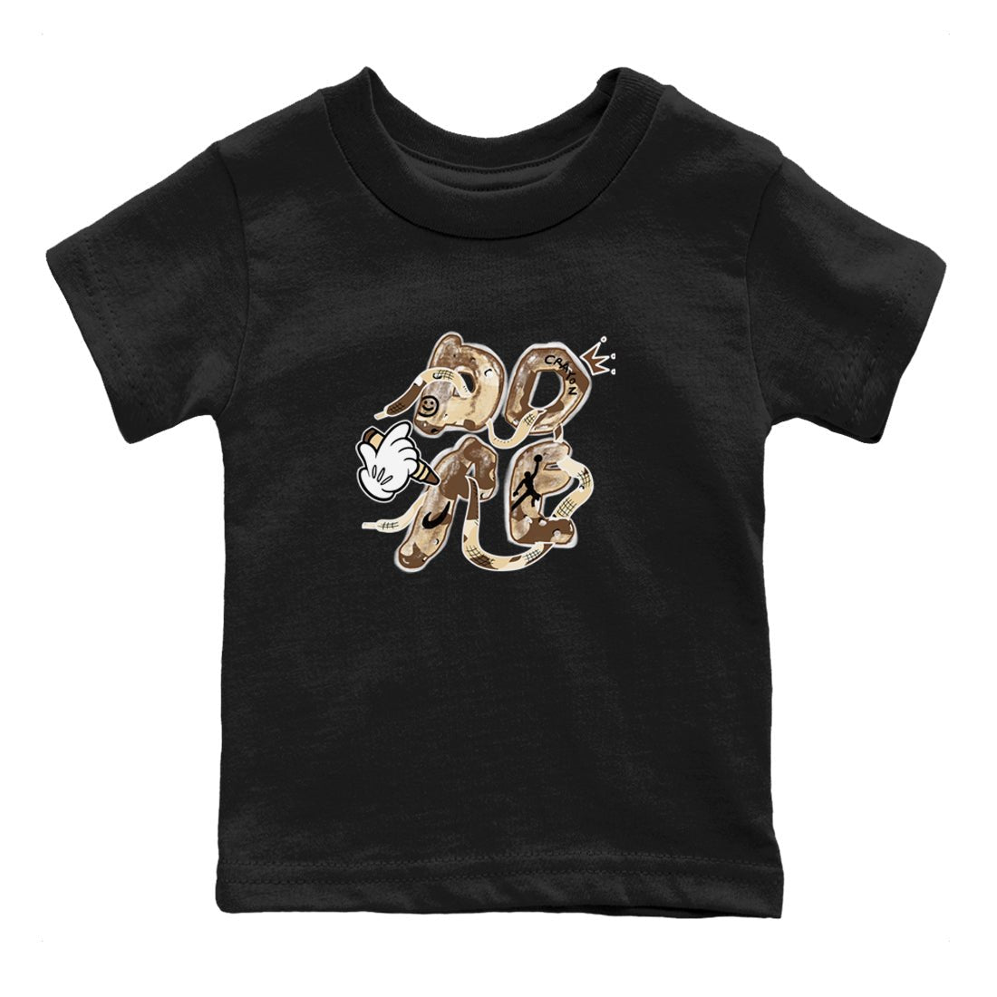 3s Desert Camo shirts to match jordans Dope sneaker match tees Air Jordan 3 Desert Camo SNRT Sneaker Tees streetwear brand Baby and Youth Black 2 cotton tee