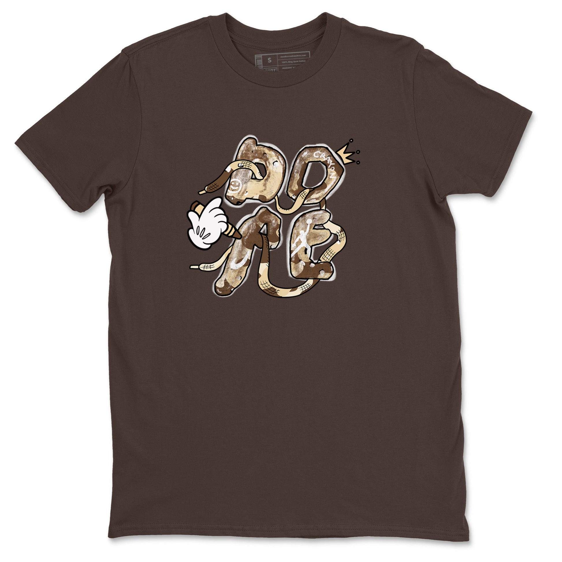 3s Desert Camo shirts to match jordans Dope sneaker match tees Air Jordan 3 Desert Camo SNRT Sneaker Tees streetwear brand Dark Chocolate 2 unisex cotton tee