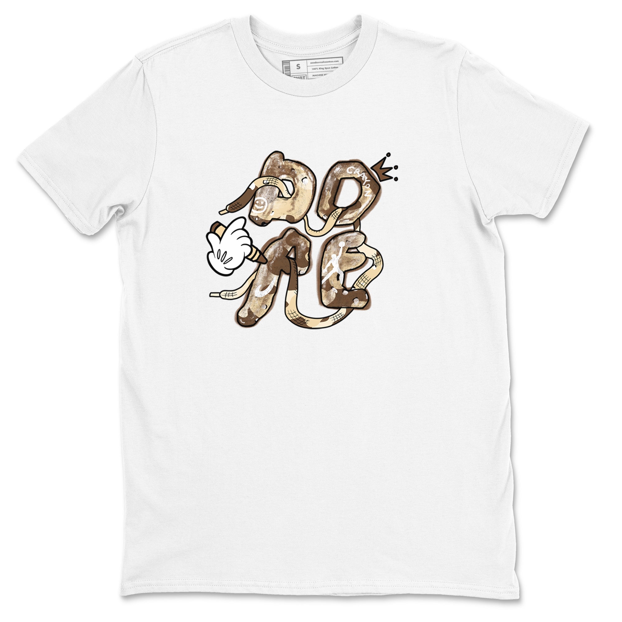 3s Desert Camo shirts to match jordans Dope sneaker match tees Air Jordan 3 Desert Camo SNRT Sneaker Tees streetwear brand White 2 unisex cotton tee