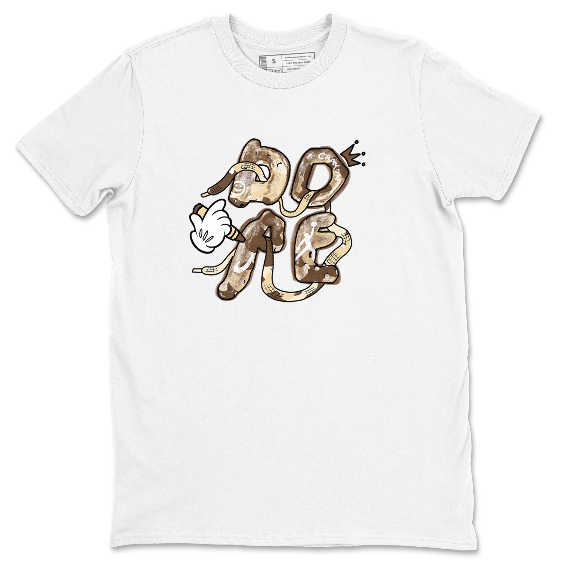 3s Desert Camo shirts to match jordans Dope sneaker match tees Air Jordan 3 Desert Camo SNRT Sneaker Tees streetwear brand White 2 unisex cotton tee