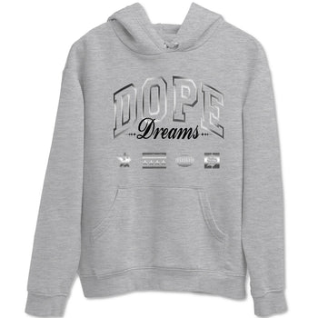 AE 1 Silver Metallic shirts to match jordans Dope Dreams graphic tees AE 1 Silver Metallic t shirts to match sneakers SNRT Sneaker Tees unisex cotton Heather Grey 2 shirts