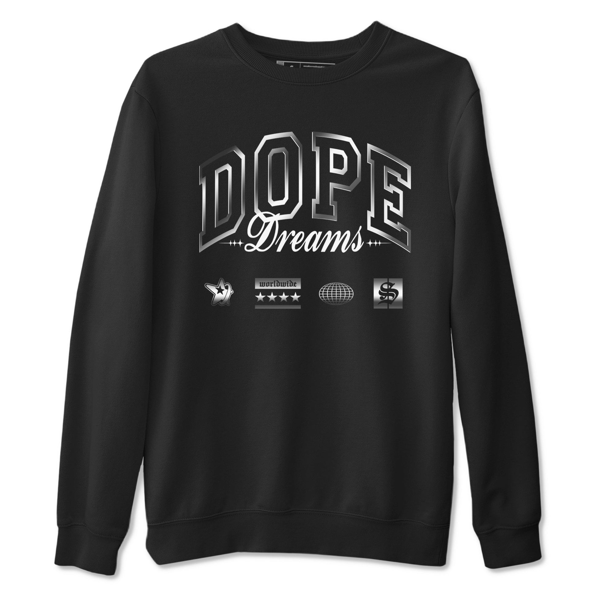 AE 1 Silver Metallic shirts to match jordans Dope Dreams graphic tees AE 1 Silver Metallic t shirts to match sneakers SNRT Sneaker Tees unisex cotton Black 2 shirts