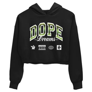 Sneaker match tees – Sneaker Tees To Match Air Foamposite One Pine Green Shoes – Dope Dreams Crop T-Shirt Black 2