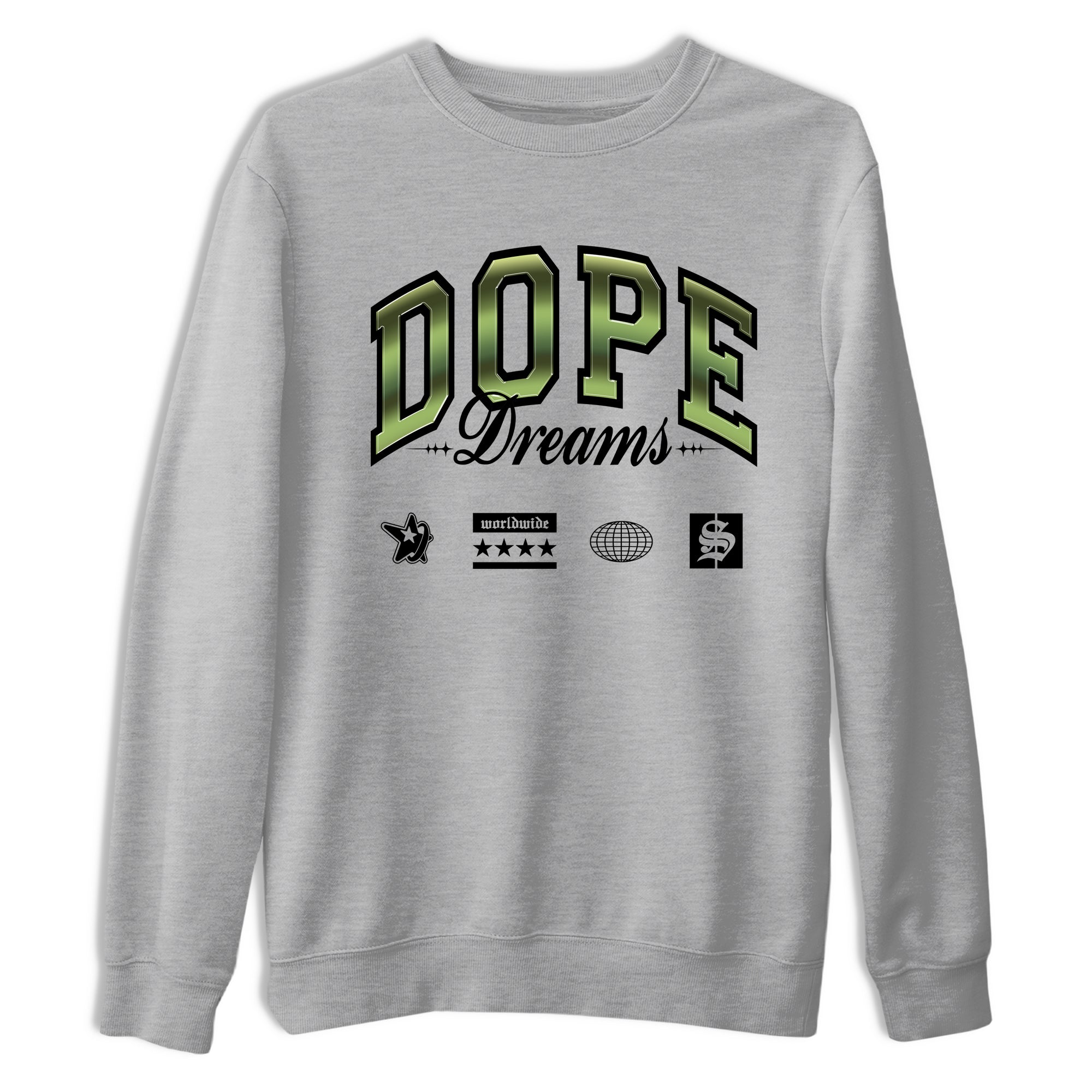 Sneaker match tees – Sneaker Tees To Match Air Foamposite One Pine Green Shoes – Dope Dreams Tee Heather Grey 2