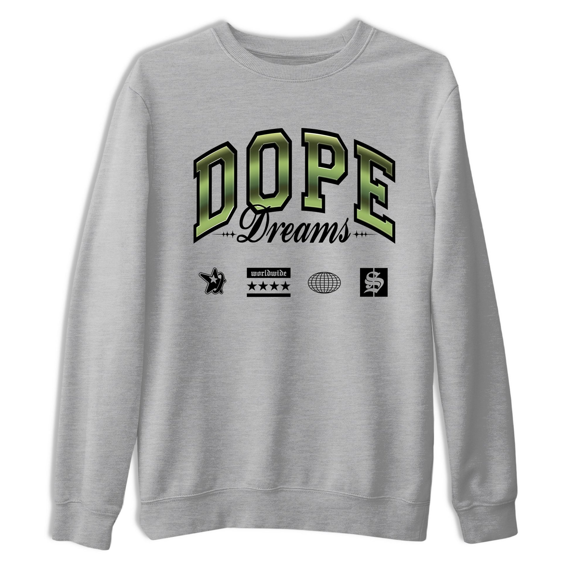 Sneaker match tees – Sneaker Tees To Match Air Foamposite One Pine Green Shoes – Dope Dreams Tee Heather Grey 2