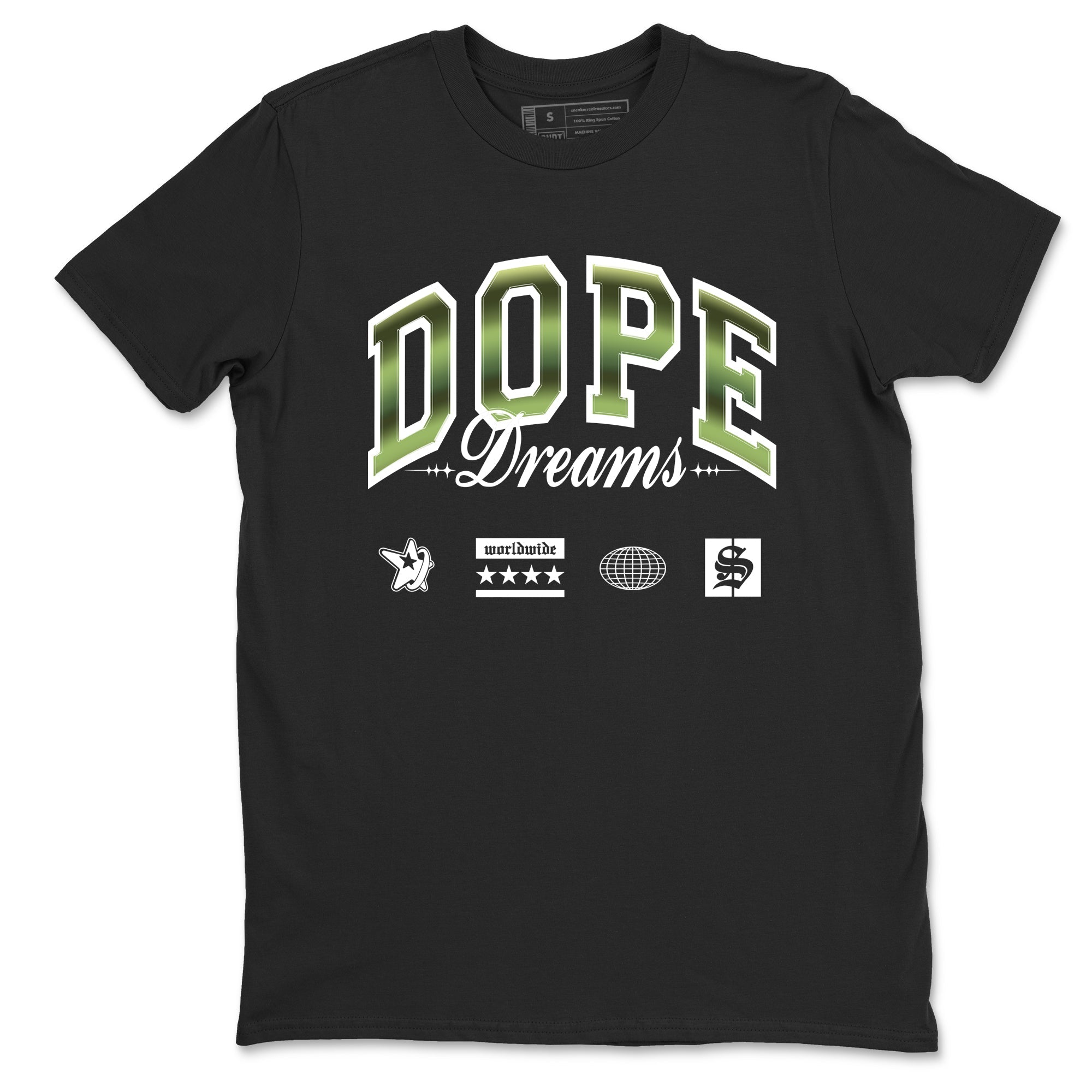 Sneaker match tees – Sneaker Tees To Match Air Foamposite One Pine Green Shoes – Dope Dreams Tee Black 2