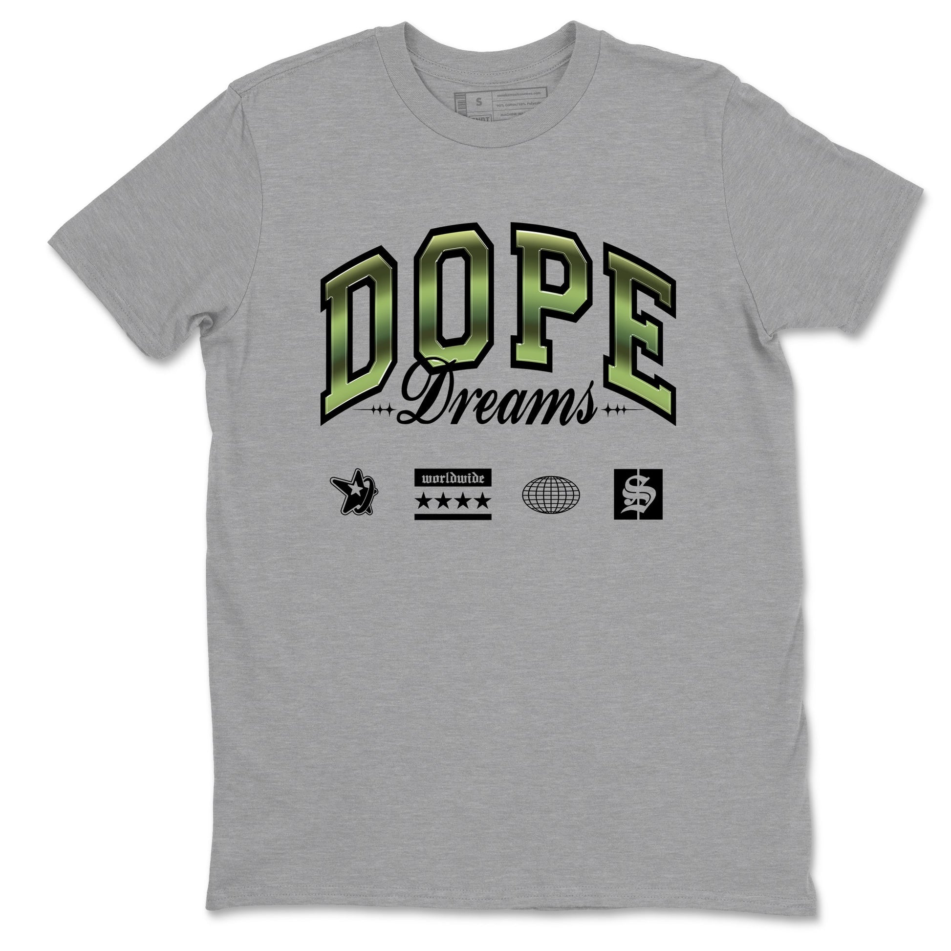 Sneaker match tees – Sneaker Tees To Match Air Foamposite One Pine Green Shoes – Dope Dreams Tee Heather Grey 2