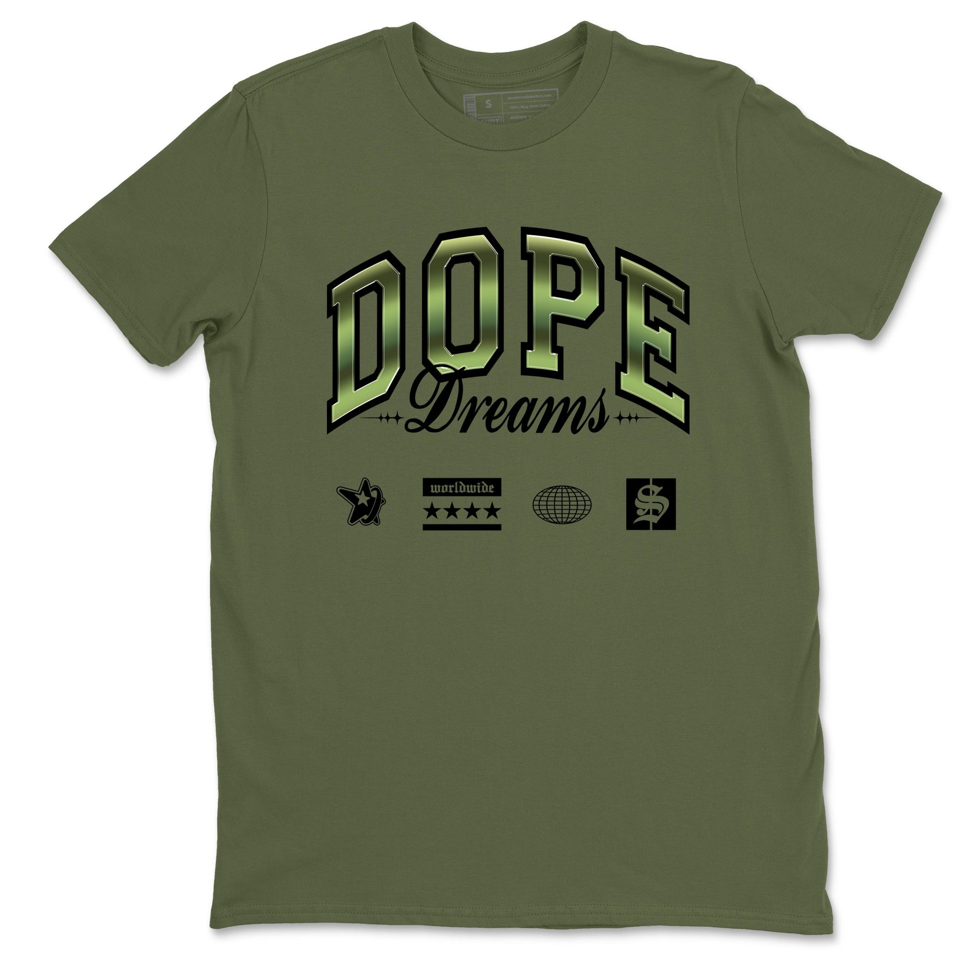 Sneaker match tees – Sneaker Tees To Match Air Foamposite One Pine Green Shoes – Dope Dreams Tee Military Green 2
