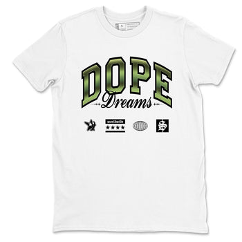 Sneaker match tees – Sneaker Tees To Match Air Foamposite One Pine Green Shoes – Dope Dreams Tee White 2
