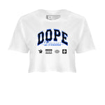 Air Foamposite One Royal shirts to match jordans Dope Dreams sneaker match tees Air Foamposite One Royal SNRT Sneaker Release Tees unisex cotton White 2 Crop Shirts