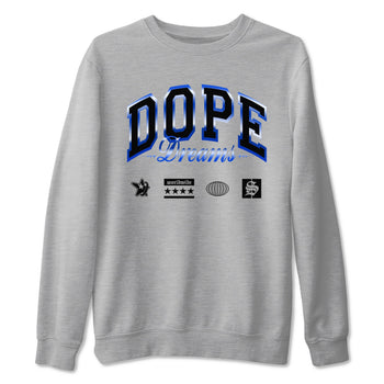 Air Foamposite One Royal shirts to match jordans Dope Dreams sneaker match tees Air Foamposite One Royal SNRT Sneaker Release Tees unisex cotton Heather Grey 2 crew neck shirts