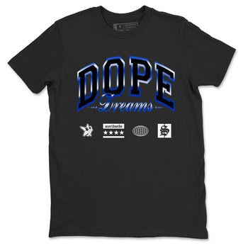 Air Foamposite One Royal shirts to match jordans Dope Dreams sneaker match tees Air Foamposite One Royal SNRT Sneaker Release Tees unisex cotton Black 2 crew neck shirts