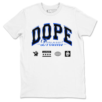 Air Foamposite One Royal shirts to match jordans Dope Dreams sneaker match tees Air Foamposite One Royal SNRT Sneaker Release Tees unisex cotton White 2 crew neck shirts