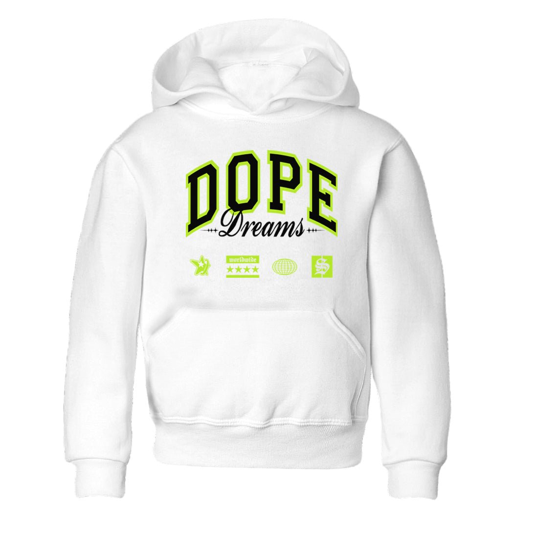 AF1 Volt shirts to match jordans Dope Dreams sneaker match tees Air Force 1 Volt match shoes to clothes SNRT Sneaker Tees Youth Baby White 2 tee