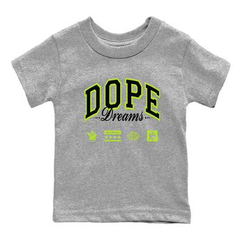 AF1 Volt shirts to match jordans Dope Dreams sneaker match tees Air Force 1 Volt match shoes to clothes SNRT Sneaker Tees Youth Baby Heather Grey 2 tee