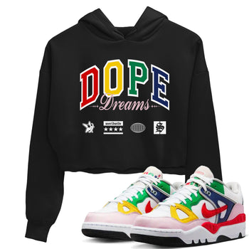 AF 3 Nigo shirtsto match jordans Dope Dreams sneaker match tees Air Force 3 Low x Nigo Blue Void and Tour Yellow match shoes to clothes SNRT Sneaker Tees unisex cotton Black 1 crop tee