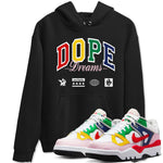 AF 3 Nigo shirtsto match jordans Dope Dreams sneaker match tees Air Force 3 Low x Nigo Blue Void and Tour Yellow match shoes to clothes SNRT Sneaker Tees unisex cotton Black 1 shirts