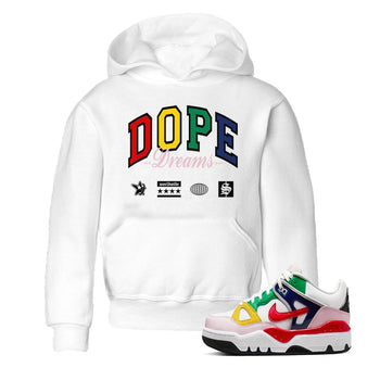 AF 3 Nigo shirtsto match jordans Dope Dreams sneaker match tees Air Force 3 Low x Nigo Blue Void and Tour Yellow match shoes to clothes SNRT Sneaker Tees Youth Baby White 1 tee