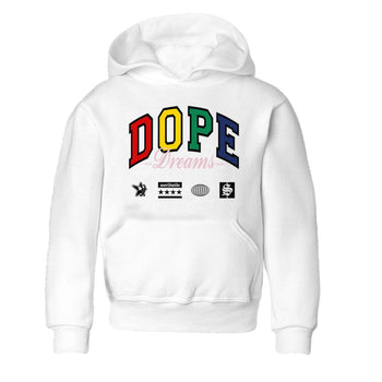AF 3 Nigo shirtsto match jordans Dope Dreams sneaker match tees Air Force 3 Low x Nigo Blue Void and Tour Yellow match shoes to clothes SNRT Sneaker Tees Youth Baby White 2 tee