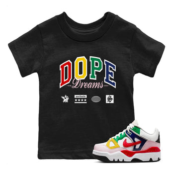 AF 3 Nigo shirtsto match jordans Dope Dreams sneaker match tees Air Force 3 Low x Nigo Blue Void and Tour Yellow match shoes to clothes SNRT Sneaker Tees Youth Baby Black 1 tee