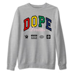 AF 3 Nigo shirtsto match jordans Dope Dreams sneaker match tees Air Force 3 Low x Nigo Blue Void and Tour Yellow match shoes to clothes SNRT Sneaker Tees unisex cotton Heather Grey 2 shirts