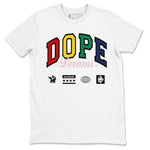 AF 3 Nigo shirtsto match jordans Dope Dreams sneaker match tees Air Force 3 Low x Nigo Blue Void and Tour Yellow match shoes to clothes SNRT Sneaker Tees unisex cotton White 2 shirts